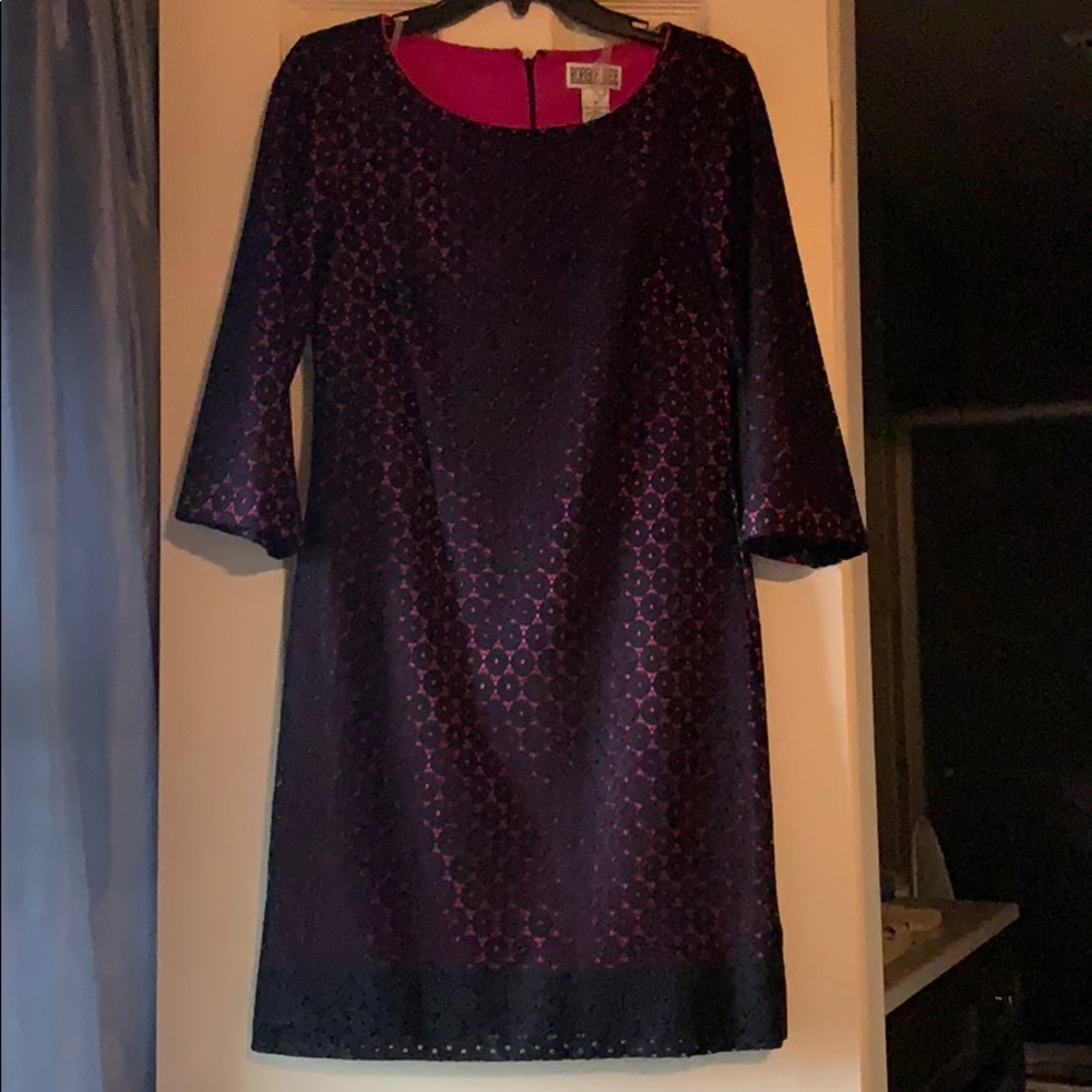 Pink and Black mini dress